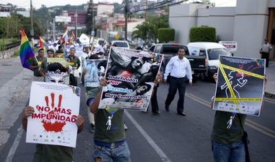 marcha honduras organizacion lgbti+