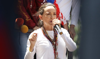 corina machado manifestacion mundial urrutia