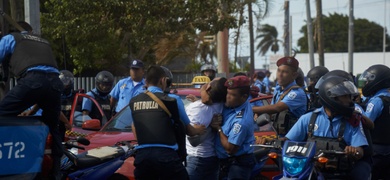 policia agresiones opositores nicaraguenses