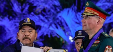 daniel ortega sobre centro militar ruso nicaragua