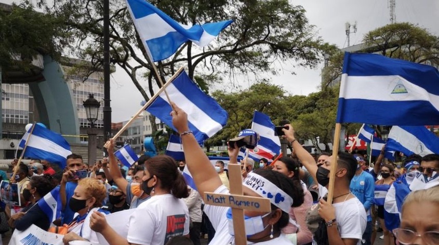 exiliados nicaragüenses en costa rica