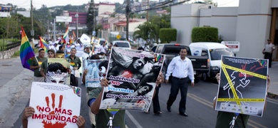 marcha honduras organizacion lgbti+