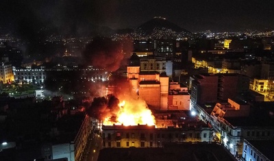 protestas en peru