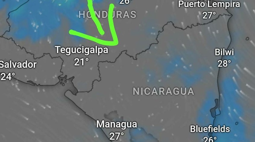 pronostican lluvias seis departamentos nicaragua