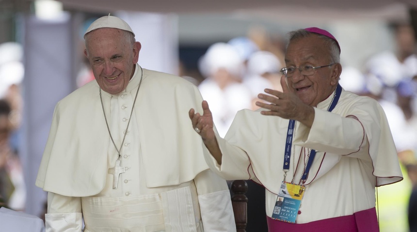 papa francisco arzobispo colombia jimenez