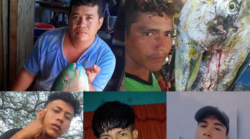 pescadores desaparecidos corinto nicaragua