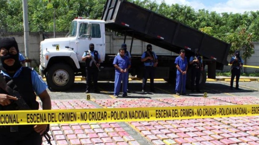 policia nicaragua droga cocaina tipitapa