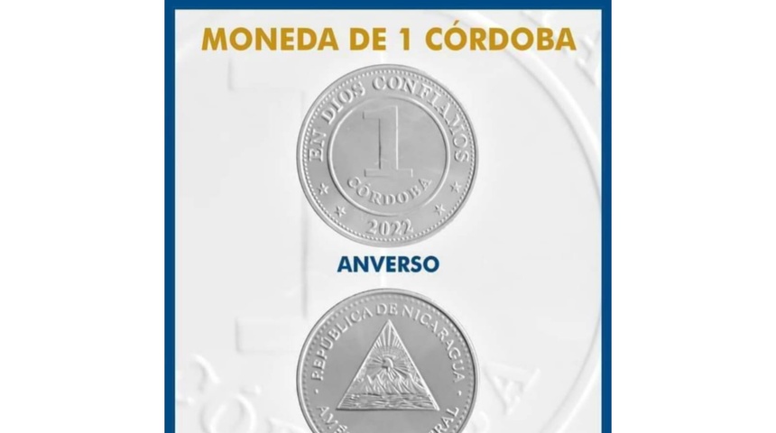 Cirucula moneda de 1 córdoba nicaragua