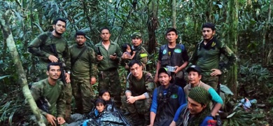 ninos perdidos rescatados selva colombia