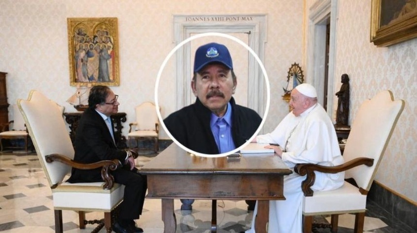 petro daniel ortega y papa francisco