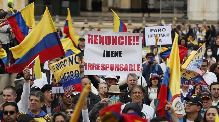 protestas gustavo petro colombia