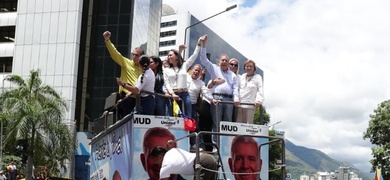 venezolanos manifestacion contra fraude electoral