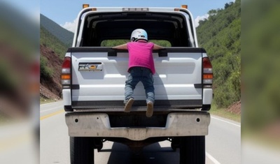 nino guindado en camioneta nicaragua