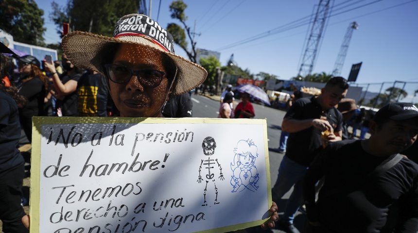 protesta en el salvador