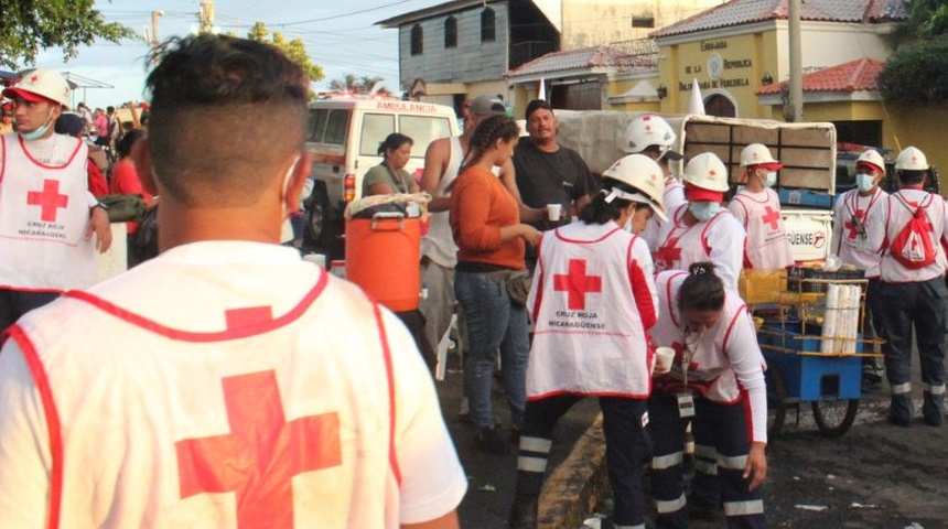 cruz roja nicaraguense atenciones