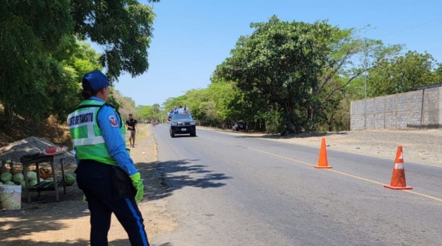 policia de transito en nicaragua