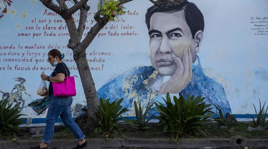 murales ruben dario nicaragua