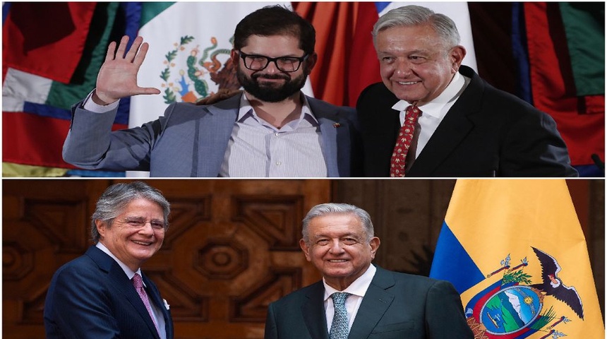 amlo gustavo petro gabriel boric