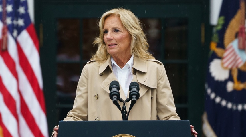 jill biden gira estados campana voto militares