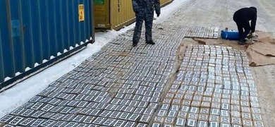 cocaina confiscada en rusia