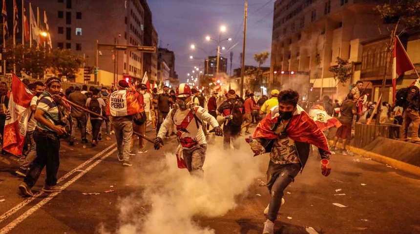 protestas en peru