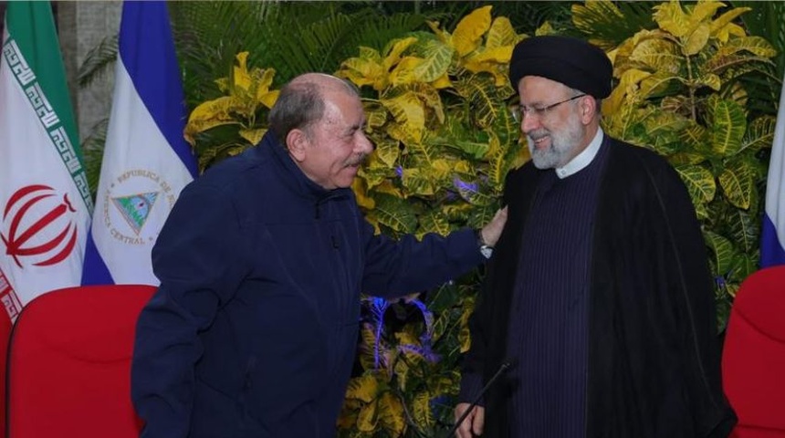 ortega saluda a ebrahim raisi por aniversario iran