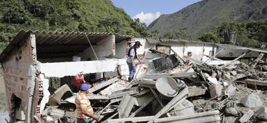 sobrevivientes avalancha quetame colombia