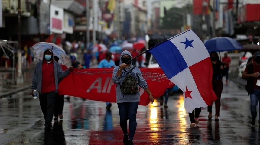 sindicatos protesta precios gasolina panama