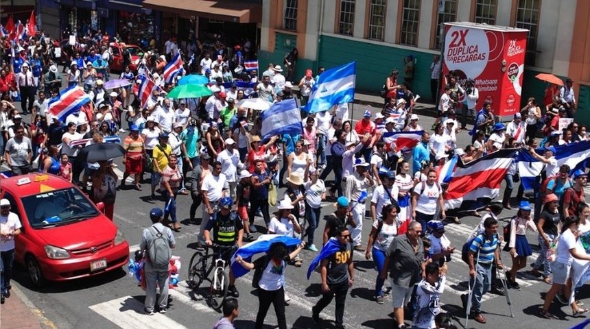 exiliados nicaragüenses en costa rica