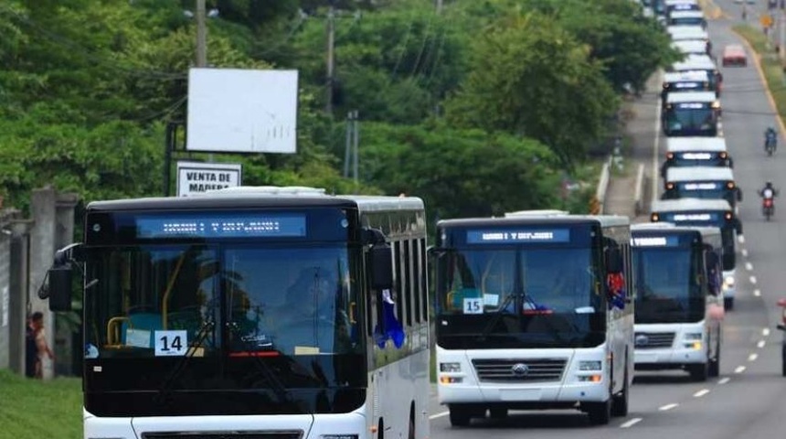 flota vehicular autobuses nicaragua