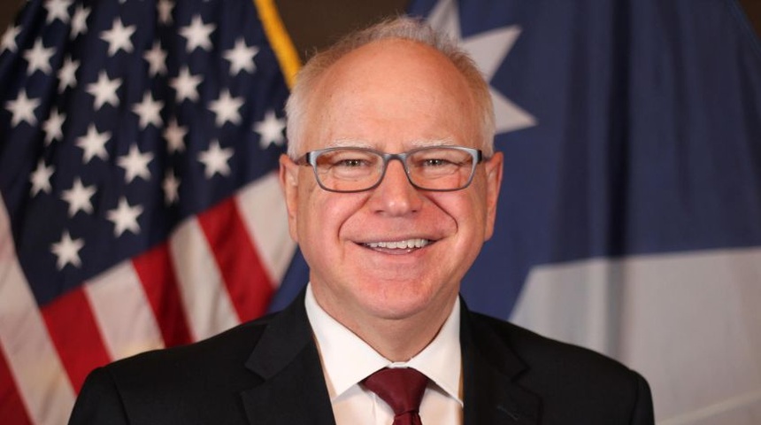 harris confirma tim walz candidato vicepresidente