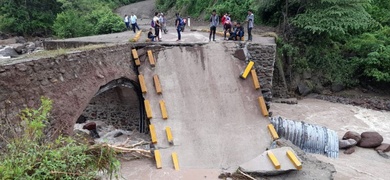 puente colapsa en Estelí lluvias