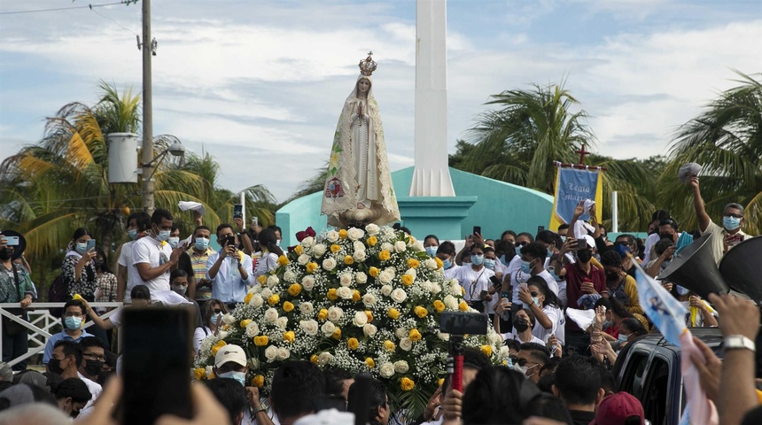 virgen fatima nicaragua peregrinacion