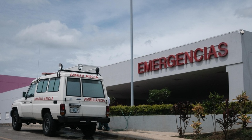 área de emergencias de un hospital managua