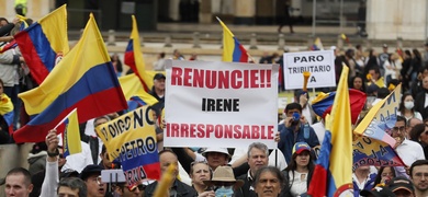 protestas gustavo petro colombia