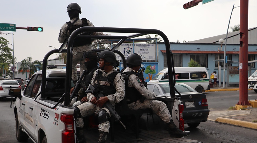 guardia nacional vigila tapachula frontera mexico