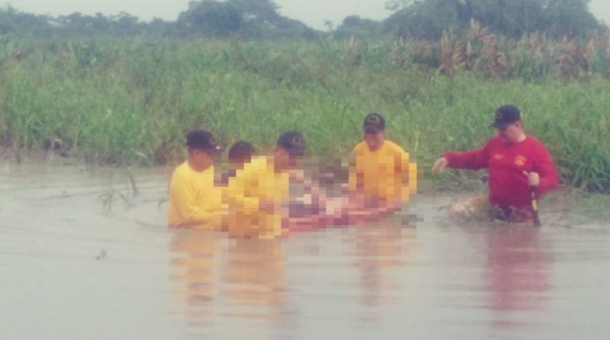 mujer muerta huracan julia honduras