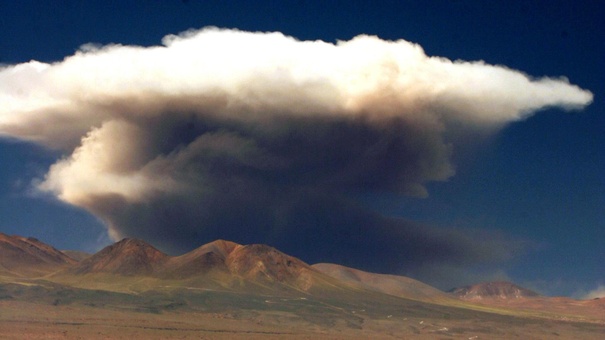 volcan lascar chile pulso eruptivo