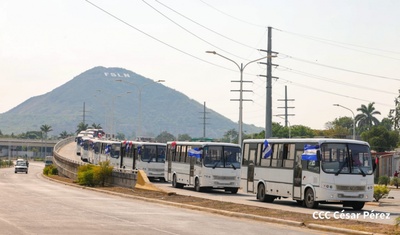 transporte urbano colectivo de managua