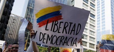 ciudadanos venezolanos participan protestas brasil