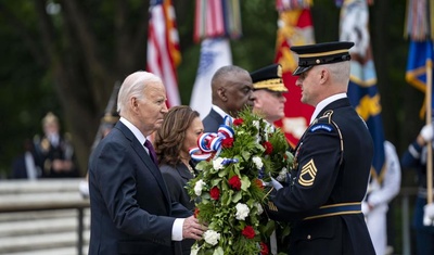 joe biden homenaje tropas dia caidos