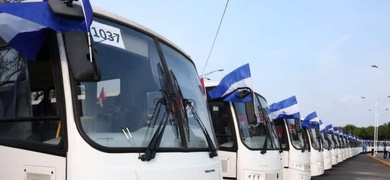 daniel ortega entrega buses rusos