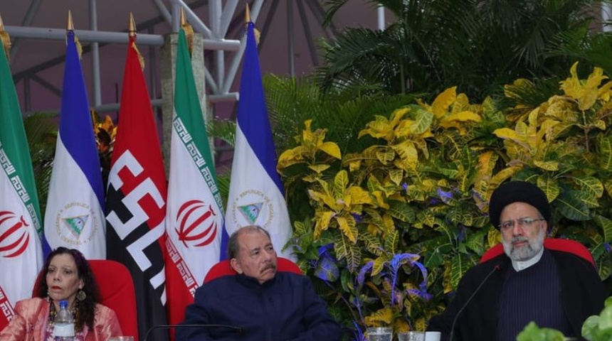 daniel ortega y presidente iraní