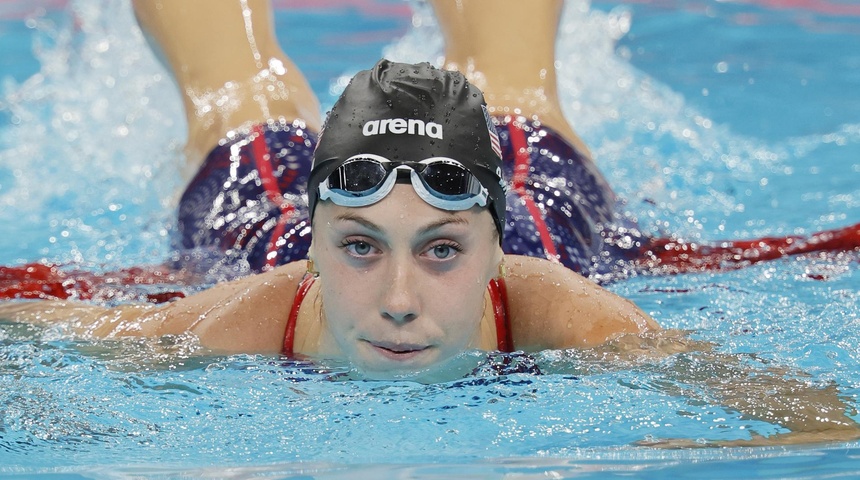 estadounidense establece record olimpico