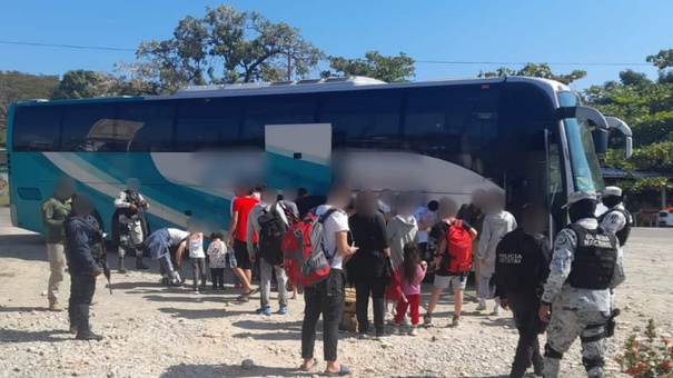 migrantes en san pedro tapanatepec