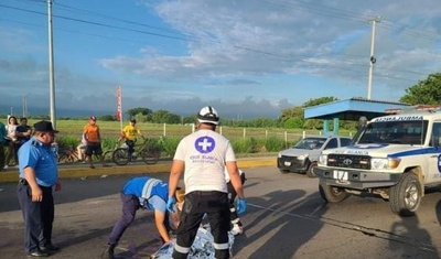 mujer muerta accidente transito carretera nueva leon