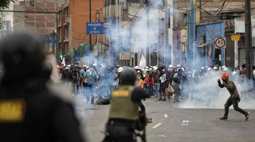 protestas en peru