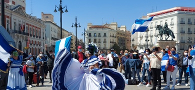 exiliados nicaraguenses en españa