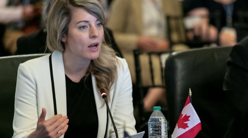 melanie joly canciller canada sobre nicaragua