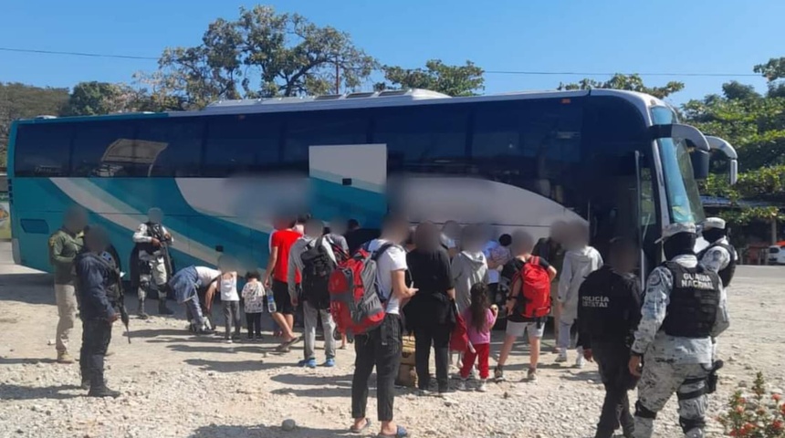 migrantes en san pedro tapanatepec